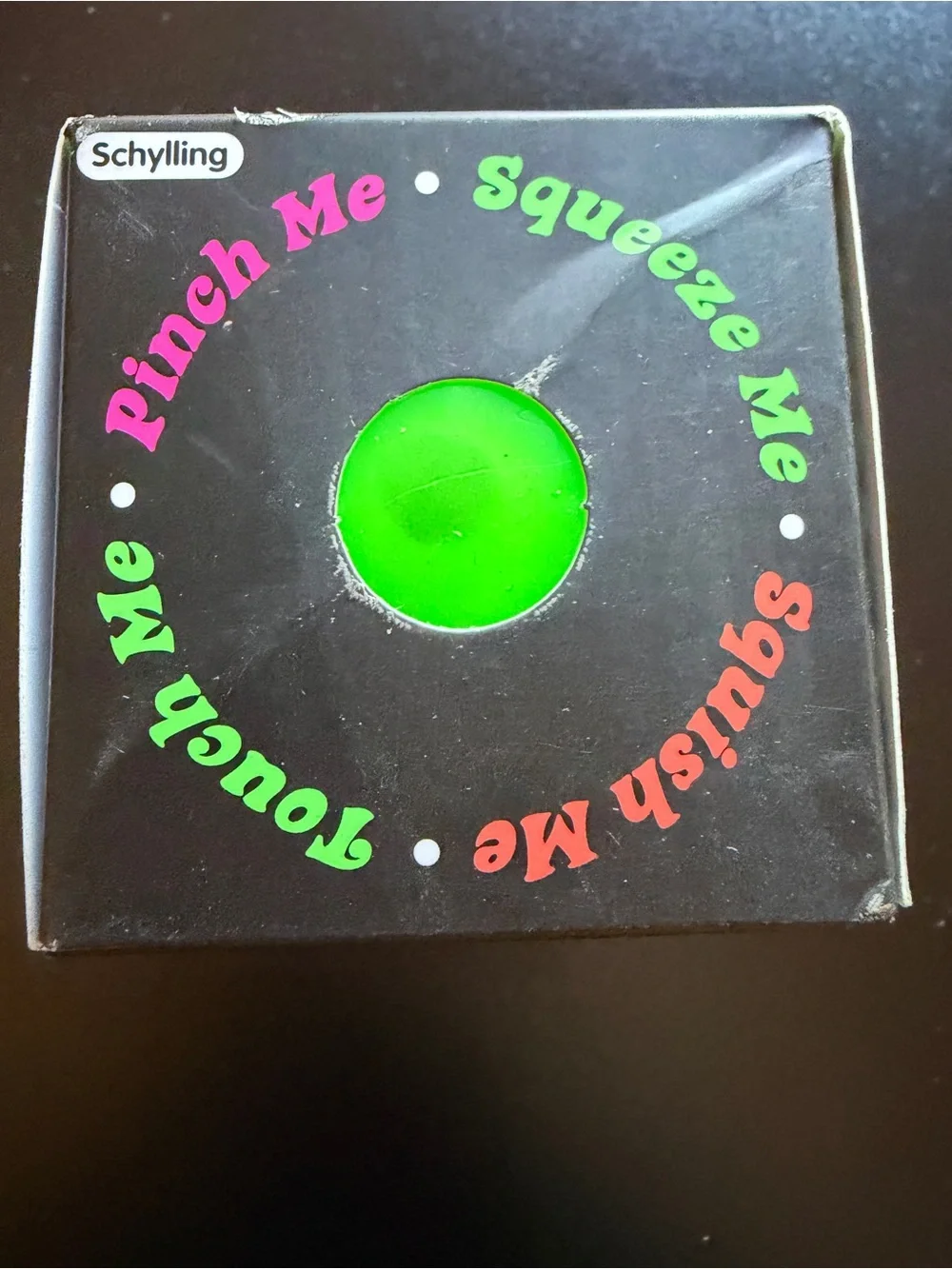New Nee Doh Schylling Groovy Glob RARE Green Ball Squishy Toy Squeeze 3+